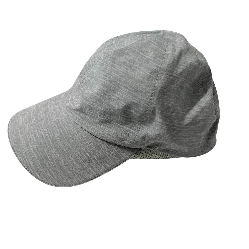 Lululemon Heathered Gray Hat License to Train Soft Surround Stretch Cap Size OS